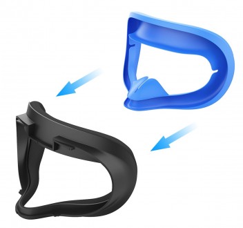 Силіконова маска для Oculus Quest 2 (прибирає просвіт, захищає від поту)
Телефон. . фото 8