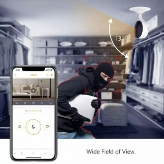 Камера відеонагляду Dahua Imou Cue 2C Wi-Fi IP камера IPC-C22CP 2mp відеоняня, в. . фото 8