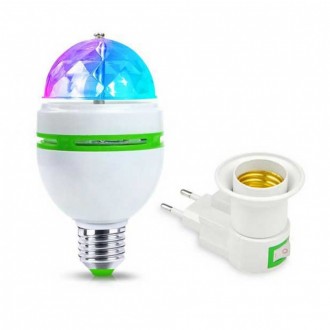 Светодиодная вращающаяся лампа LED Mini Party Light Lamp
Светодиодная лампа LED . . фото 2