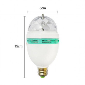 Светодиодная вращающаяся лампа LED Mini Party Light Lamp
Светодиодная лампа LED . . фото 3