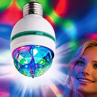 Светодиодная вращающаяся лампа LED Mini Party Light Lamp
Светодиодная лампа LED . . фото 5