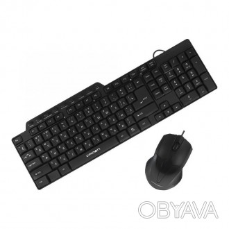 Комплект клавиатура и мышь CROWN CMMK-520В USB (6576-32706). . фото 1