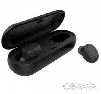 Наушники беспроводные Bluetooth Celebrat TWS W5 в кейсе Черные