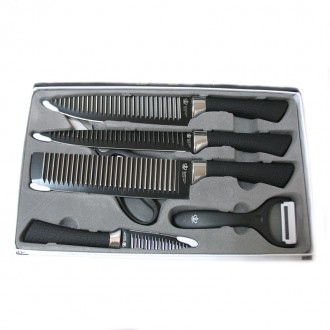 Ножи кухонный набор 6 предметов MHZ non-stick king-0002 Набор ножей non-stick ki. . фото 3