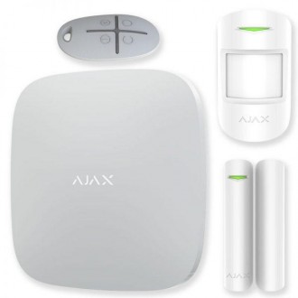 Комплект беспроводной сигнализации Ajax StarterKit Plus (HubKit Plus) white. Ком. . фото 2