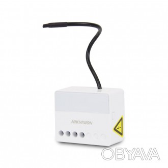 Силовое реле Hikvision DS-PM1-O1H-WE AX PRO. . фото 1 Беспроводное силовое реле. Рабочая частота 868МГц. Дальность связи с централью 1. . фото 1