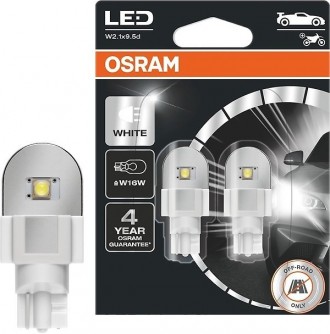 LED лампа LEDriving SL W16W 80Lm 12V 1.4W 921DRP-02B (2 шт.) - это светодиодные . . фото 4