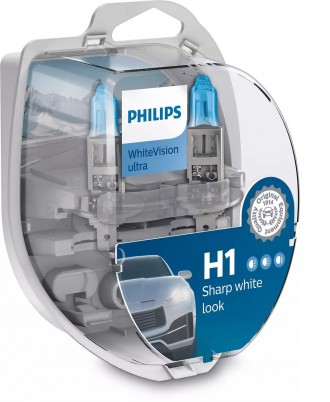 Яркий белый свет
	
	Лампы головного освещения Philips WhiteVision Ultra с ярким . . фото 2