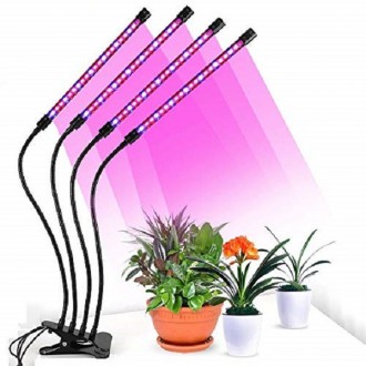 Лампа для растений Plant GrowLight светодиодная с таймером, черная
Фитолампа све. . фото 7
