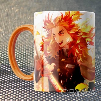 Чашка Fan Girl Кеджуро Клинок рассекающий демонов - Demon Slayer: Kimetsu no Yai