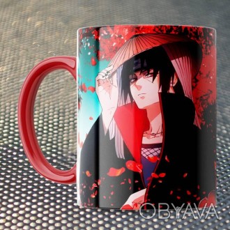 Чашка Fan Girl Итачи клен Наруто - Naruto (15765) 330 мл Красный