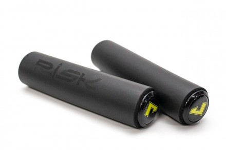 Грипсы RISK Silica Gel - ультралегкие нескользящие ручки руля велосипеда. Благод. . фото 2