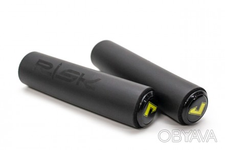 Грипсы RISK Silica Gel - ультралегкие нескользящие ручки руля велосипеда. Благод. . фото 1