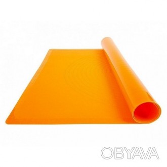 Коврик кондитерский силиконовый Tiross TS-396-1 оранжевый 61,5 x 42 см
Кондитерс. . фото 1