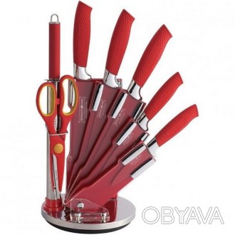 Характеристики набора ножей Royalty Line RL-RED8W:
Цвет: красный
Материал: Нержа. . фото 1