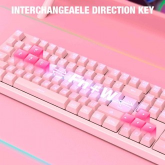 Игровая клавиатура и мышка ONIKUMA G25 CW905, Pink
Комплект ONIKUMA G25 CW905 со. . фото 3