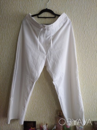 Белые хлопковые штаны батал, Daniel,Англия