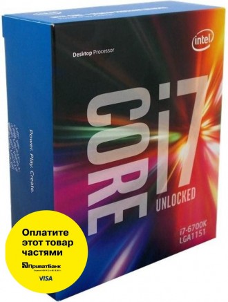 Новый процессор Intel Core i7-6700K 6-го поколения, с кодовым названием микроарх. . фото 2