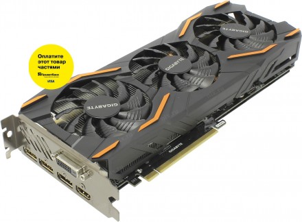 Видеокарта GIGABYTE GeForce GTX 1080 WINDFORCE OC [GV-N1080WF3OC-8GD] подходит д. . фото 4