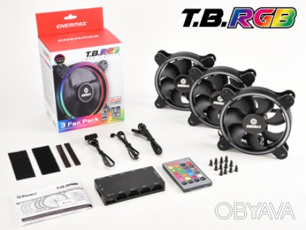 Enermax T.B. RGB сделаны с использованием технологии Twister Bearing, от этих ве. . фото 1