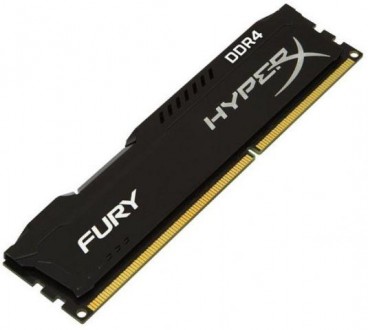 Оперативная память Kingston 8 GB DDR4 2666 MHz HyperX Fury Black (HX426C16FB2/8). . фото 2