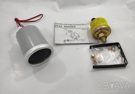 Тюнинговый автомобильный прибор Ket Gauge LED 7704-2 давление масла