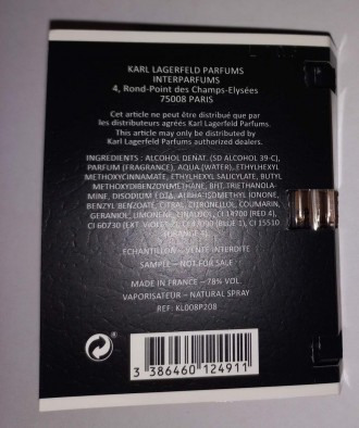 Bois d'Ambre Karl Lagerfeld — це парфум для чоловіків, він належить до групи схі. . фото 4