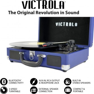 Описание
Виниловый проигрыватель Victrola - это музыкальный центр в ретро стиле . . фото 6