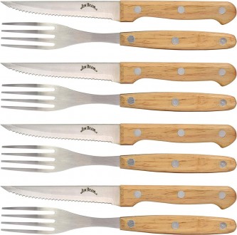  Описание 
Этот набор из 8 предметов содержит 4 ножа для и 4 вилки для стейков. . . фото 7