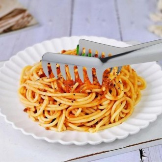 Щипцы грабли для спагетти из нержавеющей стали незаменимым помощником на вашей к. . фото 3