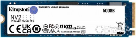 Твердотельный накопитель NV2 с интерфейсом NVMe PCIe Gen 4.0 x4 – это наде. . фото 1