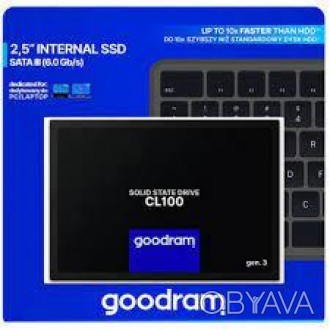 Накопитель Goodram SSD CL100 Gen.3 позволит несколько раз увеличить скорость заг. . фото 1