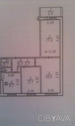Продам трёхкомнатную квартиру на Березинке. Квартира в простом жилом состоянии. . Левобережный-1. фото 1
