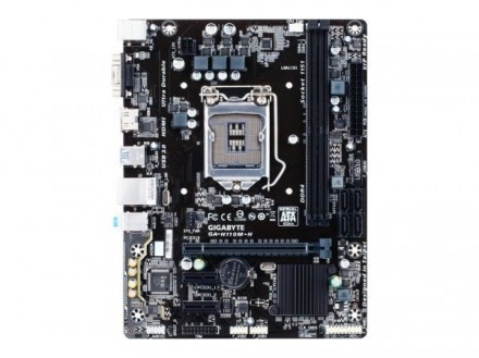 Материнская плата GIGABYTE GA-H110M-H предполагает установку процессора Intel, д. . фото 3
