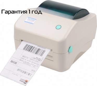 
Термопринтер XP-DT450B от хорошо зарекомендовавшего себя Xprinter для печати на. . фото 2