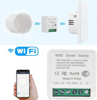 Беспроводный Wifi выключатель – это новая технология, которая сделает Ваш дом б. . фото 2