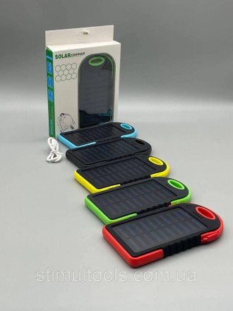 Описание:
Solar Charger 10000mAh Power Bank уникальное устройство, сочетающее фу. . фото 2
