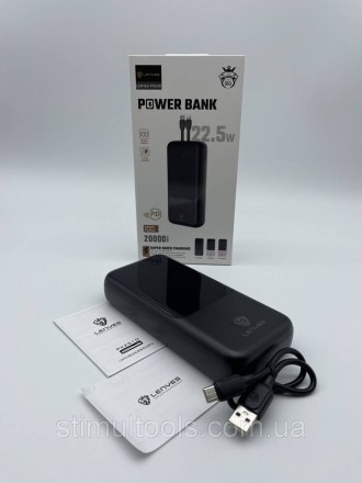 Описание:
Power bank LENYES PX251D
Lenyes PX251D – внешний аккумулятор, который . . фото 2