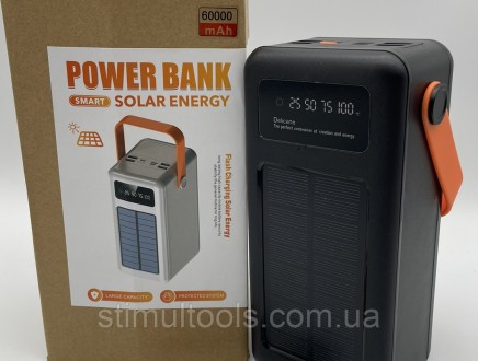 Описание:
Power bank 638 - 60000mAh Solar+Универсальный Кабель 4в1
Повербанк Pow. . фото 10