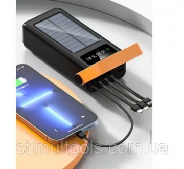 Описание:
Power bank 638 - 60000mAh Solar+Универсальный Кабель 4в1
Повербанк Pow. . фото 4