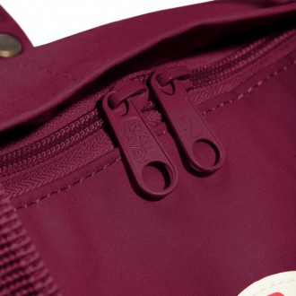 Бордовый городской рюкзак канкен класик, сумка Fjallraven Kanken Classic 16 L
Ст. . фото 7