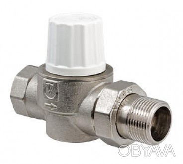 (VT.034.N) Прямой латунный клапан для ручного или автоматического регулирования . . фото 1