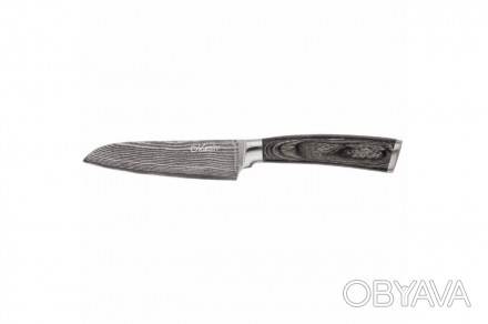 Нож Santoku (малый) 12" Damascus Steel. . фото 1