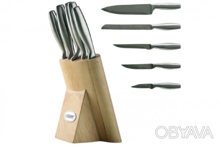 Набор ножей 6 предметов. Высококачественная нержавеющая сталь. Профессиональная . . фото 1