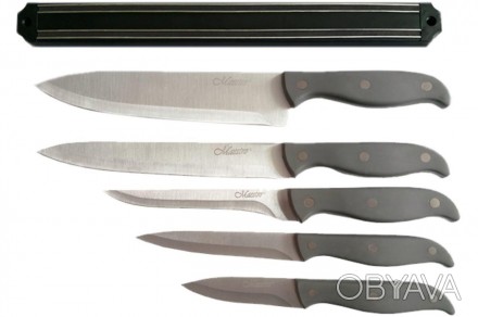 6-предметный набор ножей состоит из: поварской нож, нож общего назначения, нож о. . фото 1