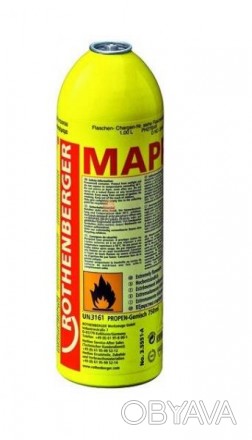  Газовый баллон Rothenberger Mapp Gas - специальная газовая смесь для профессион. . фото 1