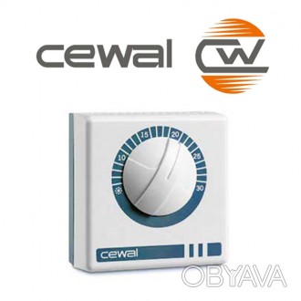 
Комнатный термостат «Cewal RQ» — простейший электромеханический прибор с . . фото 1