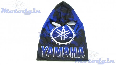 Подшлемник (Балаклава) летний для шлема Yamaha чёрно синий, подшлемник оригиналь. . фото 3