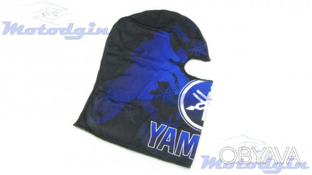 Подшлемник (Балаклава) летний для шлема Yamaha чёрно синий, подшлемник оригиналь. . фото 1
