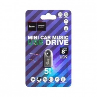 
 
 Флешка USB 8Гб Hoco Smart Mini Car Music UD9 
Мини-смарт USB накопитель. С о. . фото 3